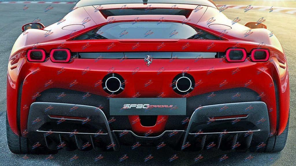 Ferrari Sf90 Stradale Rear Diffuser Carbon Fiber Part Number: