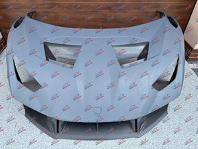 Lamborghini Huracan Sto Front Hood And Bumper Part Number: 4T3