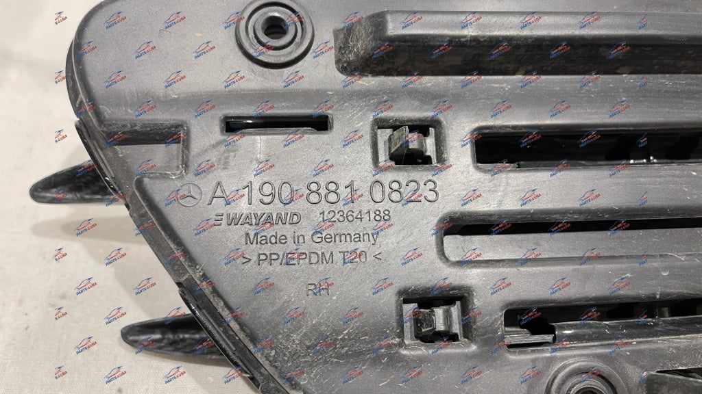 Mercedes Benz AMG GT side vent, RIGHT, Carbon, Part number: A190881082