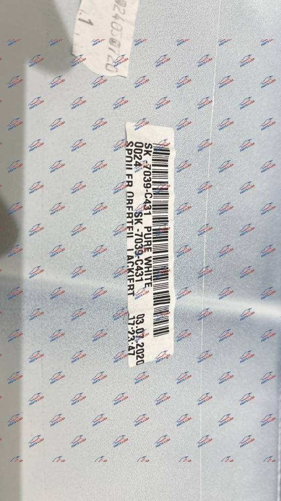 Porsche Taycan Turbo S Rear Spoiler Part Nr: 9J1827933